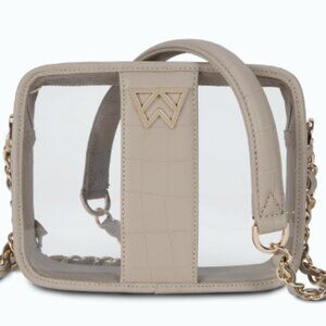 Kelly Wynne CLEAR MINGLE MINGLE MINI Toasted Tan